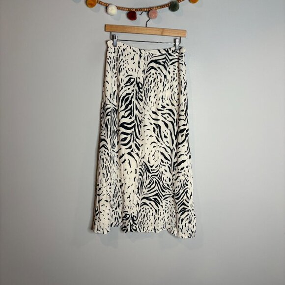 Fifteen Twenty animal print slit midi skirt - Picture 2 of 6